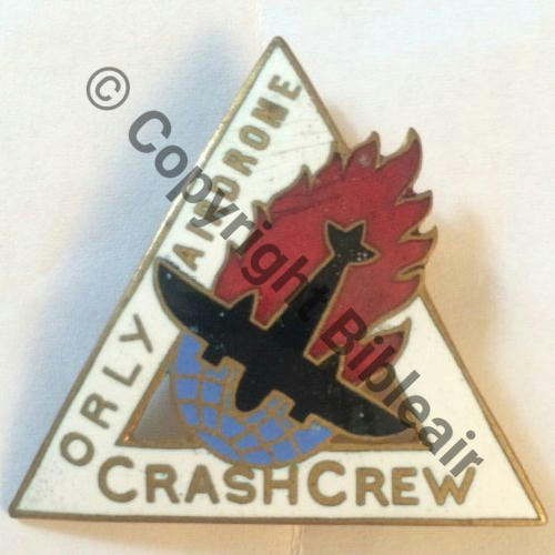 ETRANGER  ORLY CRASH CREW Equipe crash anglaisou US  SM Bol artisanal Dos lisse Src.patrickm6070 120EurInv 